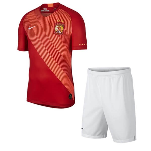 Camiseta Evergrande Primera equipación Niño 2019-2020 Rojo Blanco